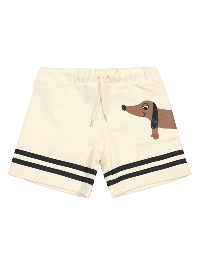 미니로디니 미니로디니 2513012413 (Dog sp stripes sweatshorts) 강아지 도그 스트라이프 아동 반바지 착용컷