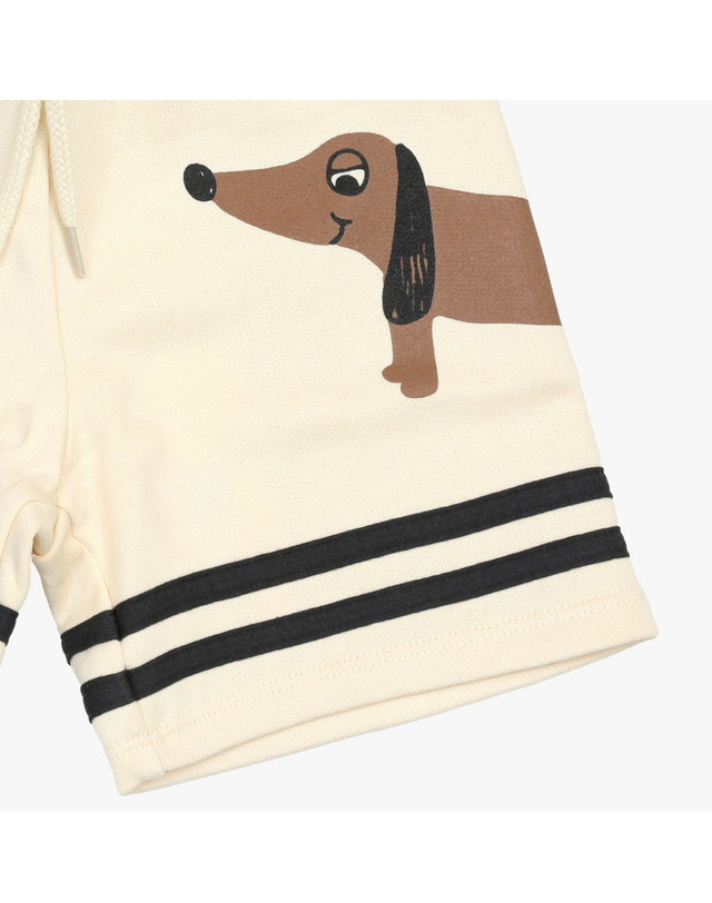 미니로디니 미니로디니 2513012413 (Dog sp stripes sweatshorts) 강아지 도그 스트라이프 아동 반바지 착용컷