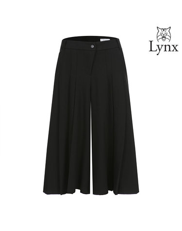 여성 긴기장 버뮤다 팬츠 L21B3PM362_BK