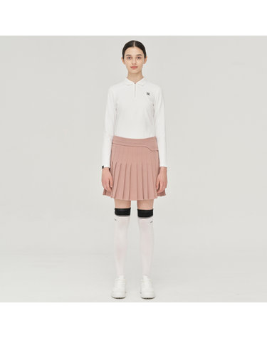 여성 긴기장 주름 큐롯 L21B3PC380_PK
