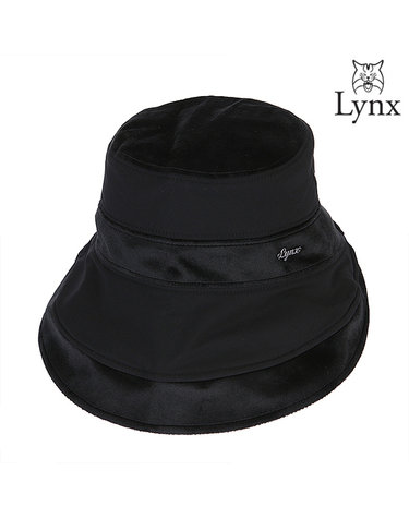 여성 와이드 챙 벨벳 햇 L21B3CP659_BK