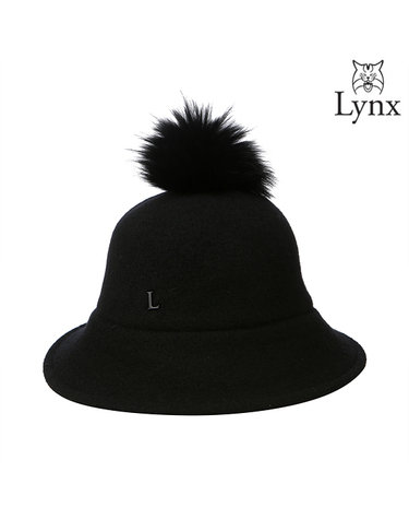 여성 라쿤방울 벙거지 L21B4CP661_BK