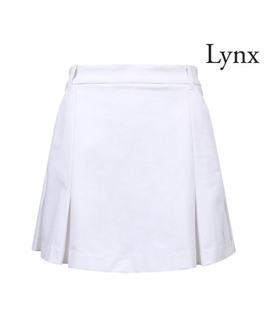 여성 세미 A라인 주름 큐롯 L21C3PC382_WH