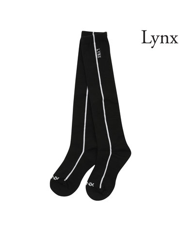 여성 세로 로고 레터링 니삭스 L21C3SC754_BK