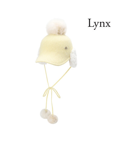 여성 앙고라 폼폼방울 니트캡 L21C4CP665_YL