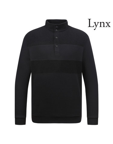 남성 부클 반 하이넥 티셔츠 L11D3TR204_BK