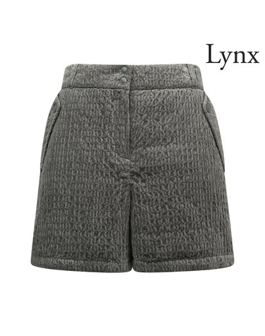 여성 엠보 코듀로이 숏 다운 팬츠 L21D3PM281_DG