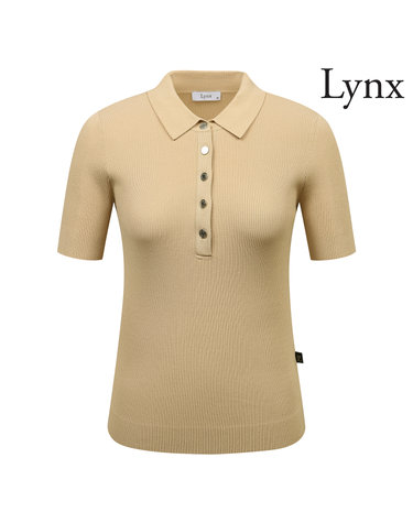 [링스] 여성 골지 소재 5부소매 카라 스웨터 L21D1SR153_BG