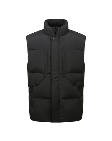 [링스] 남성 방풍 H/ZIP SET 덕 다운베스트 L11E4JV389_BK