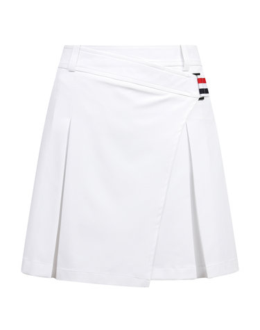 [링스] [26SS] 여성 랩 스타일 주름 큐롯 L21F1PC272_WH