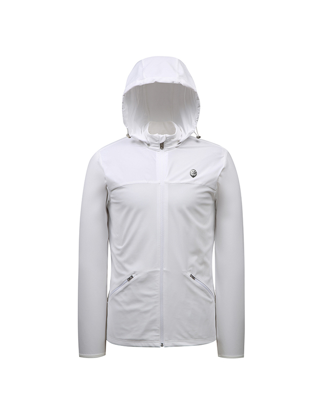 브이트웰브 WOVEN MIX FULL ZIPUP_V11B2TF052_WH 착용컷