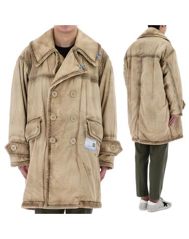 미하라야스히로 100사이즈 럭키찬스 패드 퍼 코트 A11CT042 BEIGE