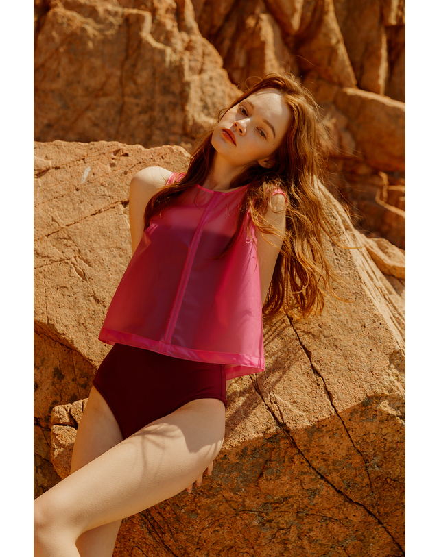 주옥 마요르카_커버업 [핑크] 착용컷