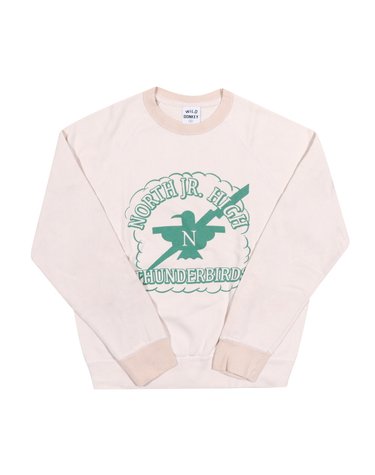 와일드동키 FR-THUNDERBIRDS TEA DYED 공용 맨투맨