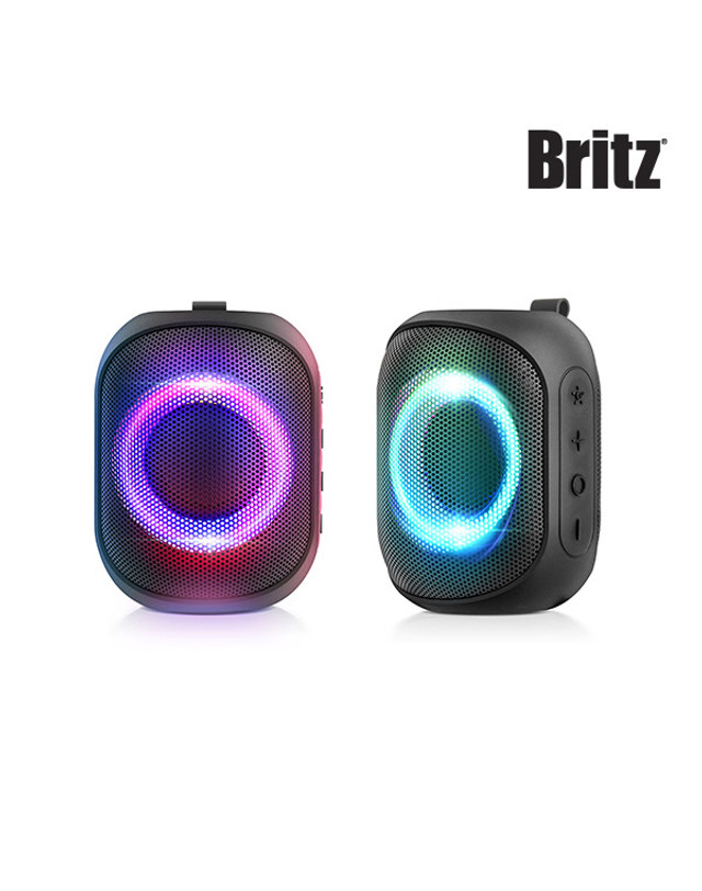 브리츠 [브리츠코리아] IPX7 완전방수 풀파티 RGB 라이트 TWS 블루투스스피커 BZ-UX22 상품평이벤트 착용컷