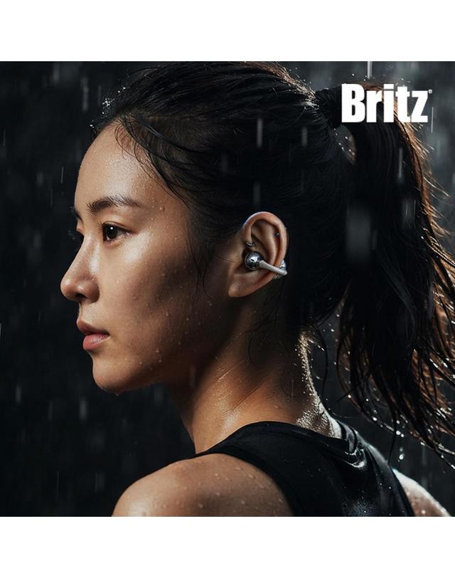 브리츠 [브리츠] 최신 블루투스 V6 멀티페어링 오픈형 이어링 이어폰 BZ-JX7Pro 이벤트 착용컷