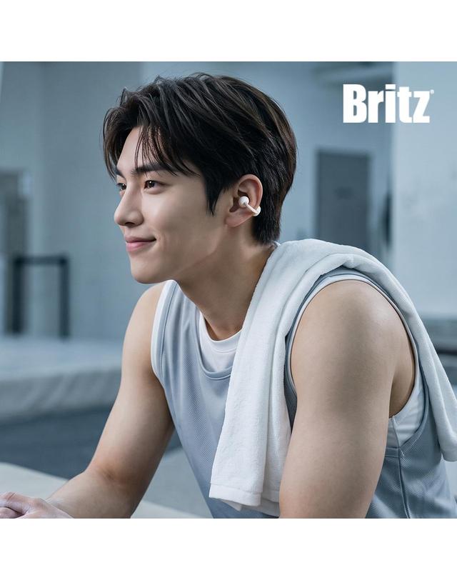 브리츠 LF [브리츠] 최신 블루투스 V6 오픈형 이어링 이어폰 BZ-NEO7 이벤트 착용컷