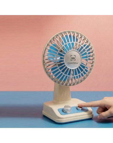 이놀 콜드스타 무선 레트로 초미풍 BLDC 선풍기 탁상용 무소음