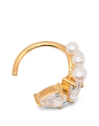 [해외직구] 컴플릿티드 웍스 pearl embellished ear cuff 12219431420168 TP725556502