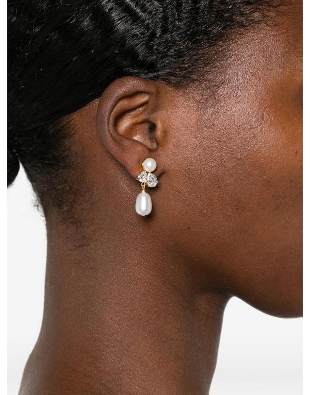 컴플리티드웍스 [해외직구] 컴플릿티드 웍스 pearl and zirconia earrings 12219431223560 TP725556589 착용컷