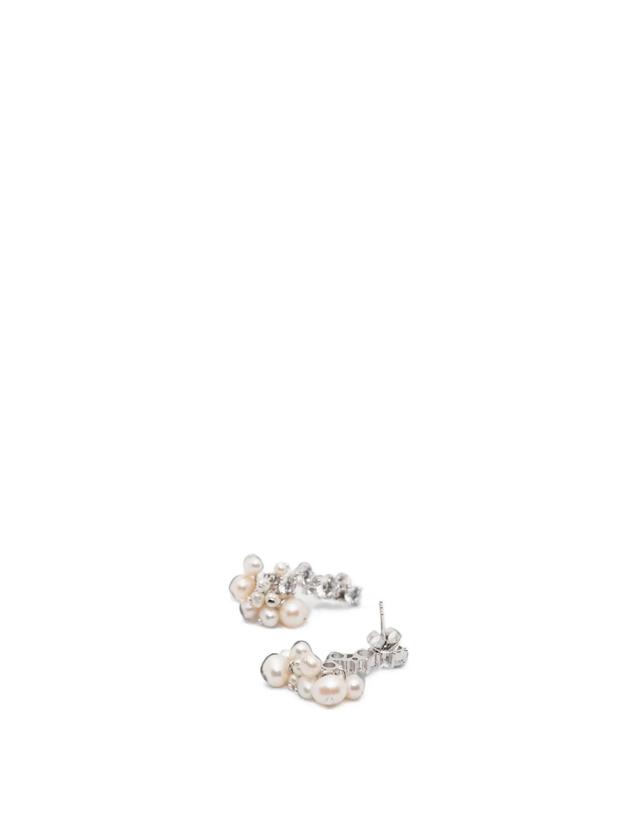 컴플리티드웍스 [해외직구] 컴플릿티드 웍스 pearl embellished drop earrings 12219431256328 TP725556535 착용컷