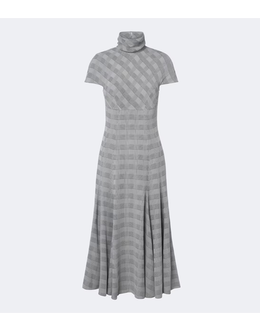 [해외직구] 26 FW 에밀리아윅스테드 Thea 프린스 오브 웨일즈 체크 미디 드레스 TP581895066