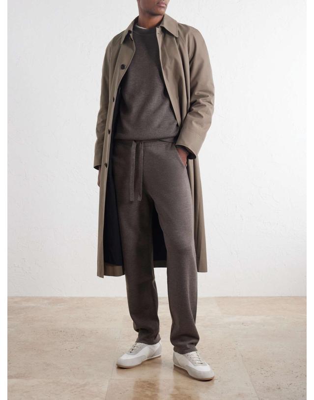 톰 스위니 [해외직구] 26 FW THOM SWEENEY 브라운 울 스웻셔츠 TP581618889 착용컷