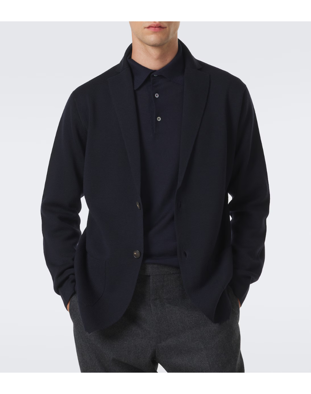 톰 스위니 [해외직구] 26 FW Thom Sweeney 니트 울 블레이저 TP582095157 착용컷