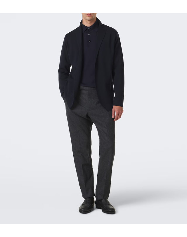 톰 스위니 [해외직구] 26 FW Thom Sweeney 니트 울 블레이저 TP582095157 착용컷