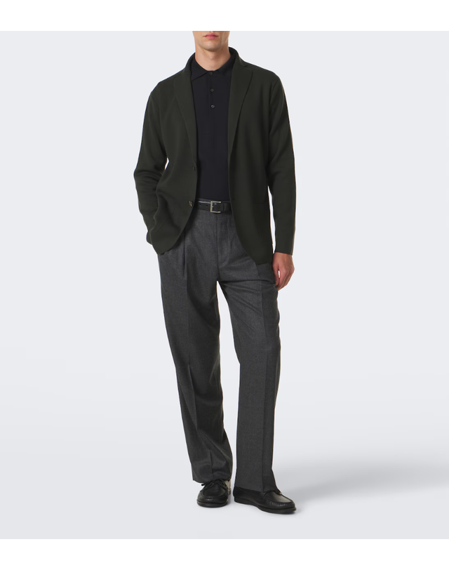 톰 스위니 [해외직구] 26 FW Thom Sweeney 니트 울 블레이저 TP582169084 착용컷