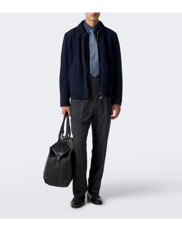 샤르베 [해외직구] 26 FW Charvet 코튼 샴브레이 셔츠 TP581952452 착용컷