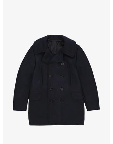 [해외직구] 26 FW 포르텔라 더블 브레스티드 피코트 USNPEACOTMA251BLU TP457527003