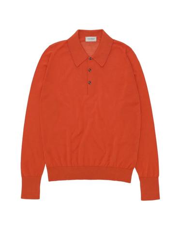 [해외직구] 26 FW 포르텔라 핀클리 코튼 니트 폴로 셔츠 FINCHLEYJS002WYR TP457500305