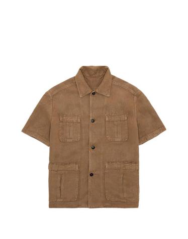 [해외직구] 26 FW 포르텔라 보헴 포켓 반소매 셔츠 BOHEMMA792MOU TP457432512
