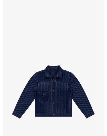 [해외직구] 26 FW 포르텔라 푸스 사이클탑 스트라이프 재킷 POUCEFRENCHBLU TP458203846