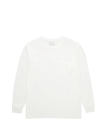 [해외직구] 26 FW 포르텔라 긴소매 포켓 티셔츠 JAPTLFRT01WHI TP457786421
