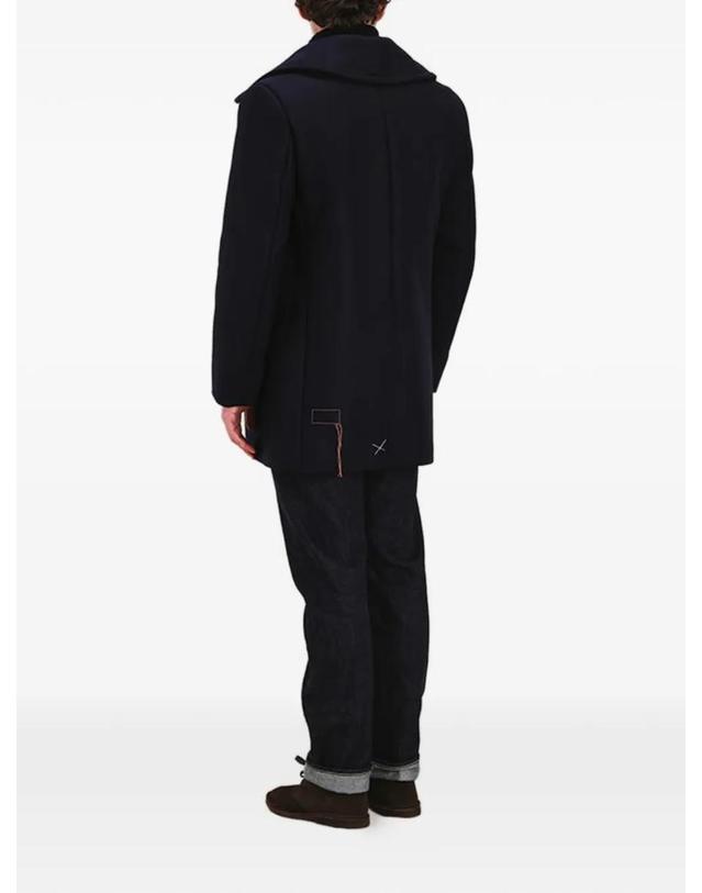 포르텔라 [해외직구] 26 FW 포르텔라 더블 브레스티드 피코트 USNPEACOTMA251BLU TP457527003 착용컷