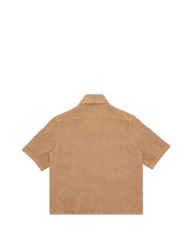 포르텔라 [해외직구] 26 FW 포르텔라 보헴 반소매 리넨 셔츠 WBOHEMMA792SND TP459270560 착용컷