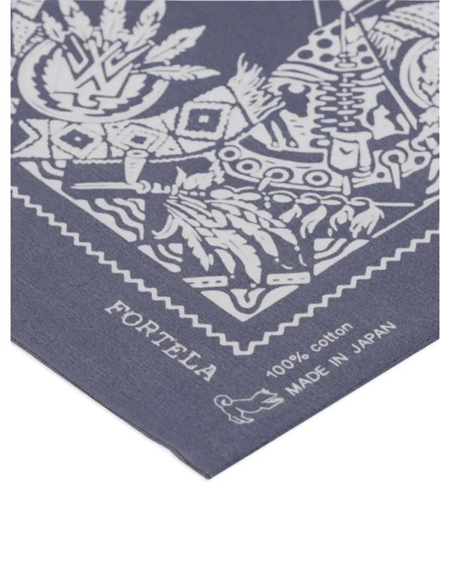 포르텔라 [해외직구] 26 FW 포르텔라 아파치 프린트 코튼 반다나 BANDANAAPACHAVI TP457348736 착용컷