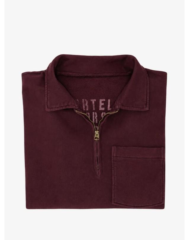 포르텔라 [해외직구] 26 FW 포르텔라 Yale quarter zip polo shirt YALE01043WNE TP459326408 착용컷