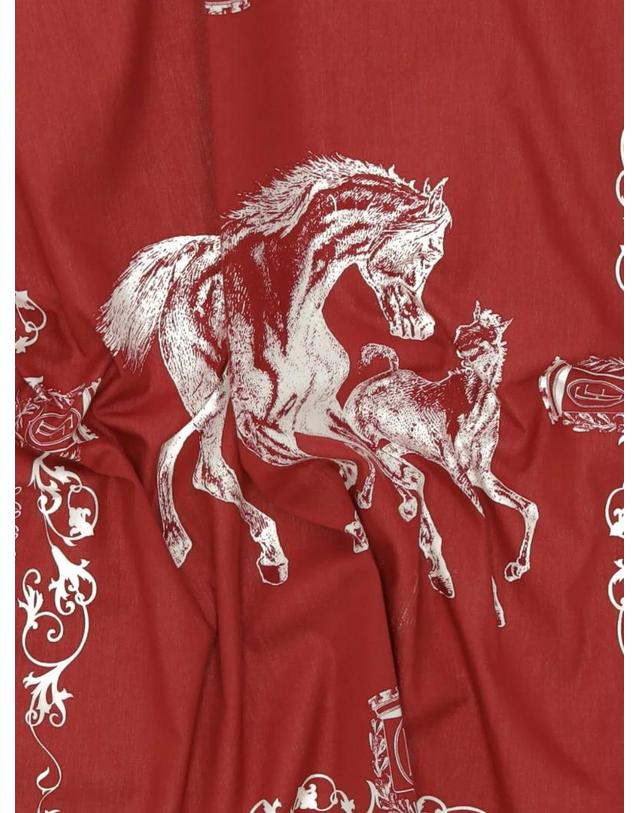 포르텔라 [해외직구] 26 FW 포르텔라 Spirit print bandana BANDANASPIRITRED TP459440530 착용컷