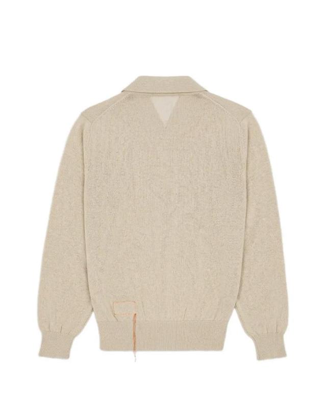 포르텔라 [해외직구] 26 FW 포르텔라 베넷 긴소매 폴로 셔츠 BENNET99306NAT TP454263240 착용컷