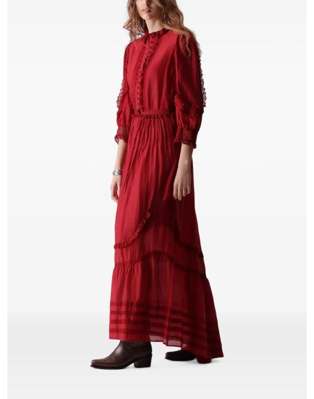 포르텔라 [해외직구] 26 FW 포르텔라 Astrid lace trim asymmetric dress WASTRIDJA021CHR TP459230315 착용컷