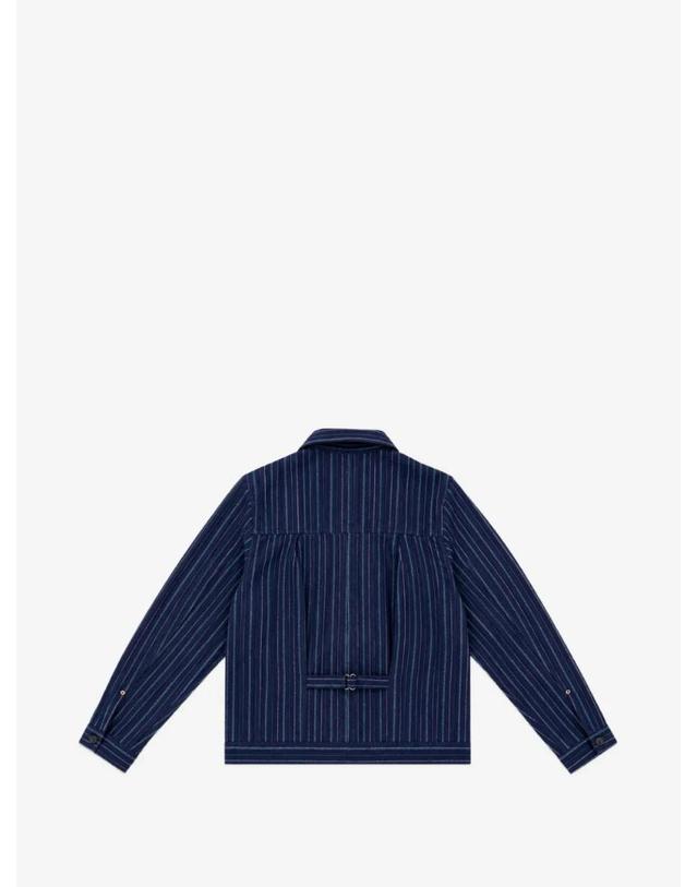 포르텔라 [해외직구] 26 FW 포르텔라 푸스 사이클탑 스트라이프 재킷 POUCEFRENCHBLU TP458203846 착용컷
