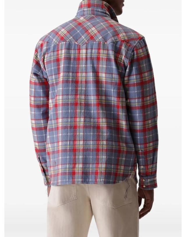 포르텔라 [해외직구] 26 FW 포르텔라 Josh checked cotton shirt JOSHPS006RGR TP459279471 착용컷