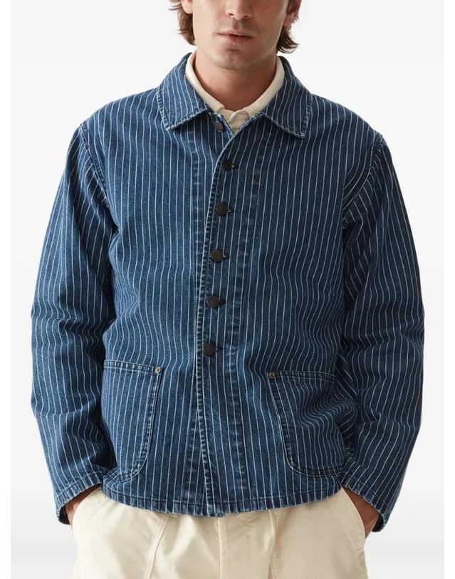 포르텔라 [해외직구] 26 FW 포르텔라 Clays pinstripe denim jacket CLAYS0420JD300 TP459340634 착용컷
