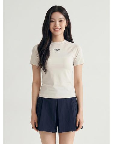 포켓 포인트 밴딩 스커트BK