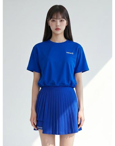 밴딩 멀티 스윙 플리츠 스커트R/BL