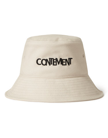 [3차입고] LOGO BUCKET HAT_BEIGE