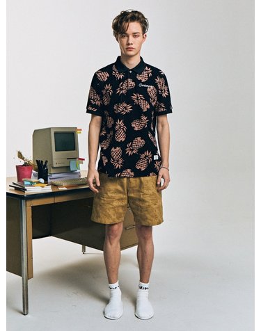 PINEAPPLE TERRY POLO T-SHIRT